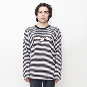 Bunny bat stripe t